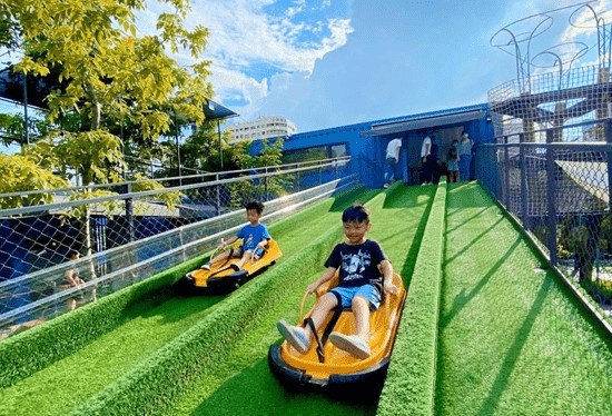  滑草坡｜速度與平衡的完美結合